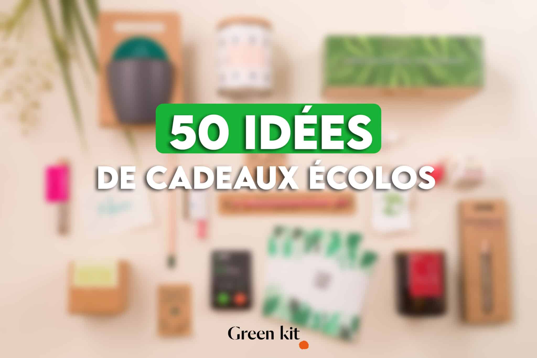 50 idées de cadeaux écolos - greenkit
