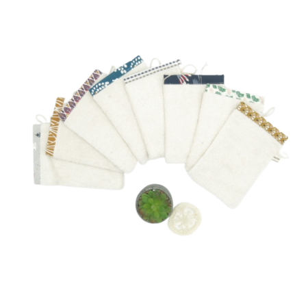Gant de toilette en coton bio