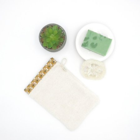 Gant de toilette en coton bio – vue 2