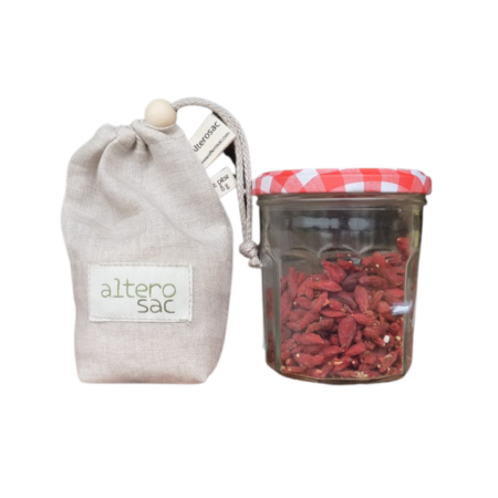 Sac en voile de lin pour les courses en vrac – vue 2