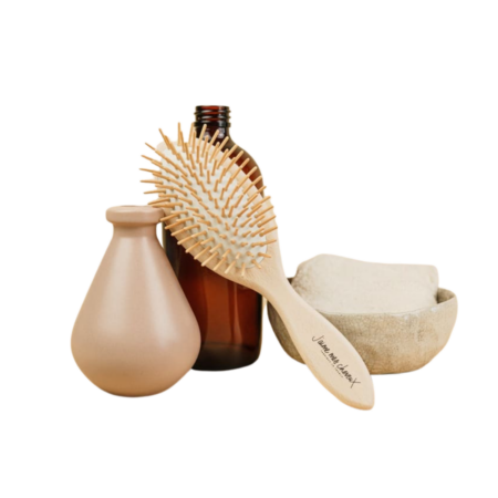 Brosse Picots bois - 100% Naturelle - Démélante et Pneumatique