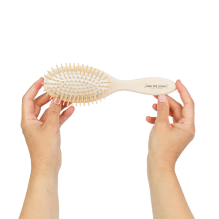 Brosse Picots bois - 100% Naturelle - Démélante et Pneumatique – vue 2