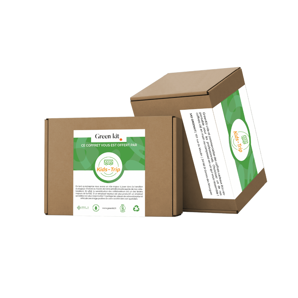 montage de l'emballage écologique des coffret GreenKit 100% personnalisables