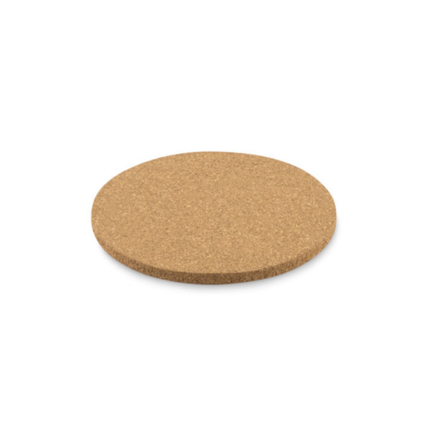 Sous-verres en liège de forme ronde