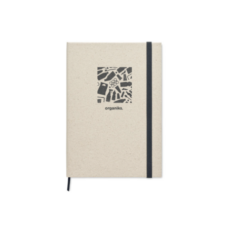 Carnet de note A5 personnalisé en papier à base d'herbe – vue 2