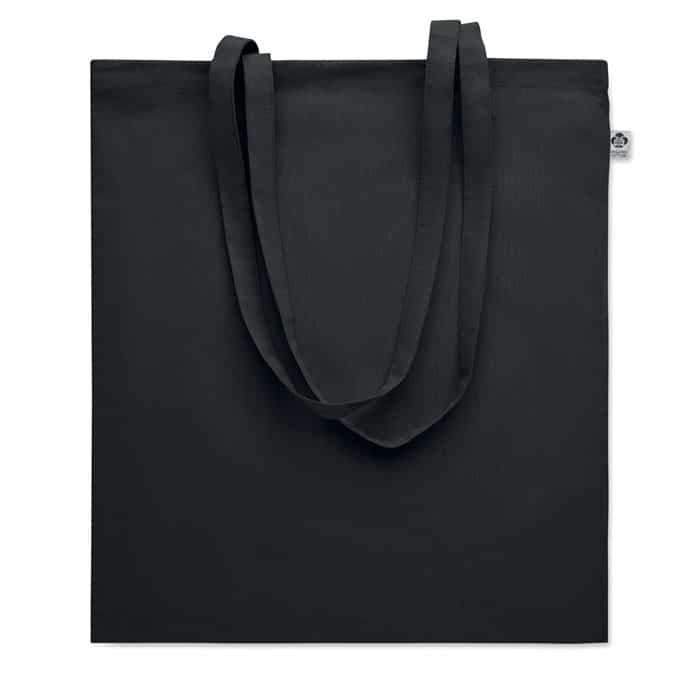 tote bag coton bio coloré personnalisable noir