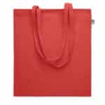 tote bag coton bio coloré personnalisable rouge