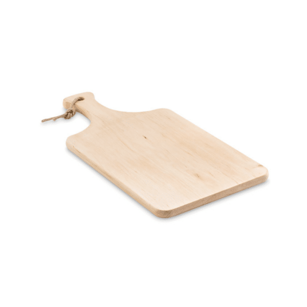 Planche à découper en bois d'aulne personnalisable éco-responsable avec poignée