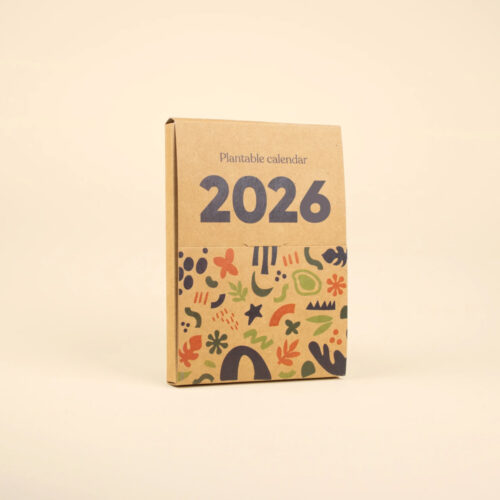 Calendrier personnalisable en papier ensemencé – vue 2