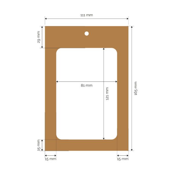 porte badge personnalisé Porte-badge en <strong data-start="269" data-end="294">carton kraft 300 g/m²</strong> au format <strong data-start="305" data-end="311">A6</strong>, dimensions extérieures 11 x 16,5 cm, fenêtre intérieure 8 x 12 cm. Léger avec un poids de 5 g. Personnalisable par <strong data-start="433" data-end="464">impression numérique quadri</strong> sur recto et verso. <strong>Délais de livraison :</strong> Sans personnalisation : 3 à 5 jours ouvrés Avec personnalisation : 5 à 10 jours ouvrés <strong>[html_block id="88479"]</strong> &nbsp;