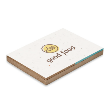 Notes adhésives personnalisées en papier ensemencé – vue 2