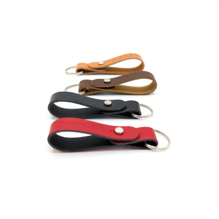 Porte-clés ceinture en cuir recyclé