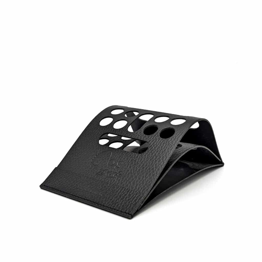 Cadeau d'entreprise original et personnalisé 39 Organisateur de bureau en cuir recyclé, fabriqué en France