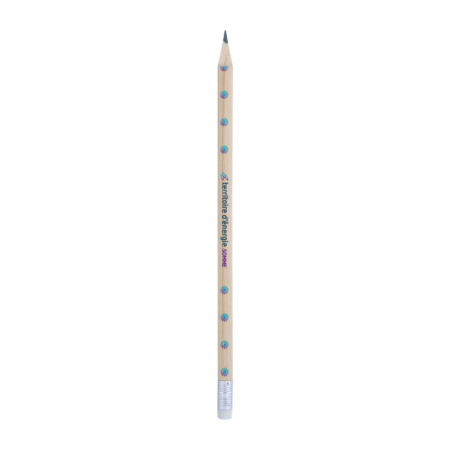 Crayon à papier en peuplier personnalisable – vue 2