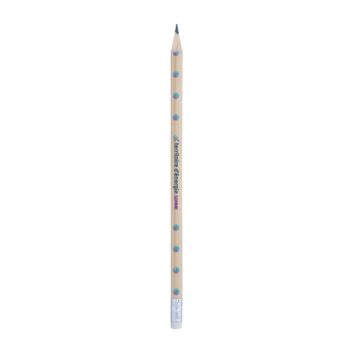 Crayon à papier en peuplier personnalisable – vue 2