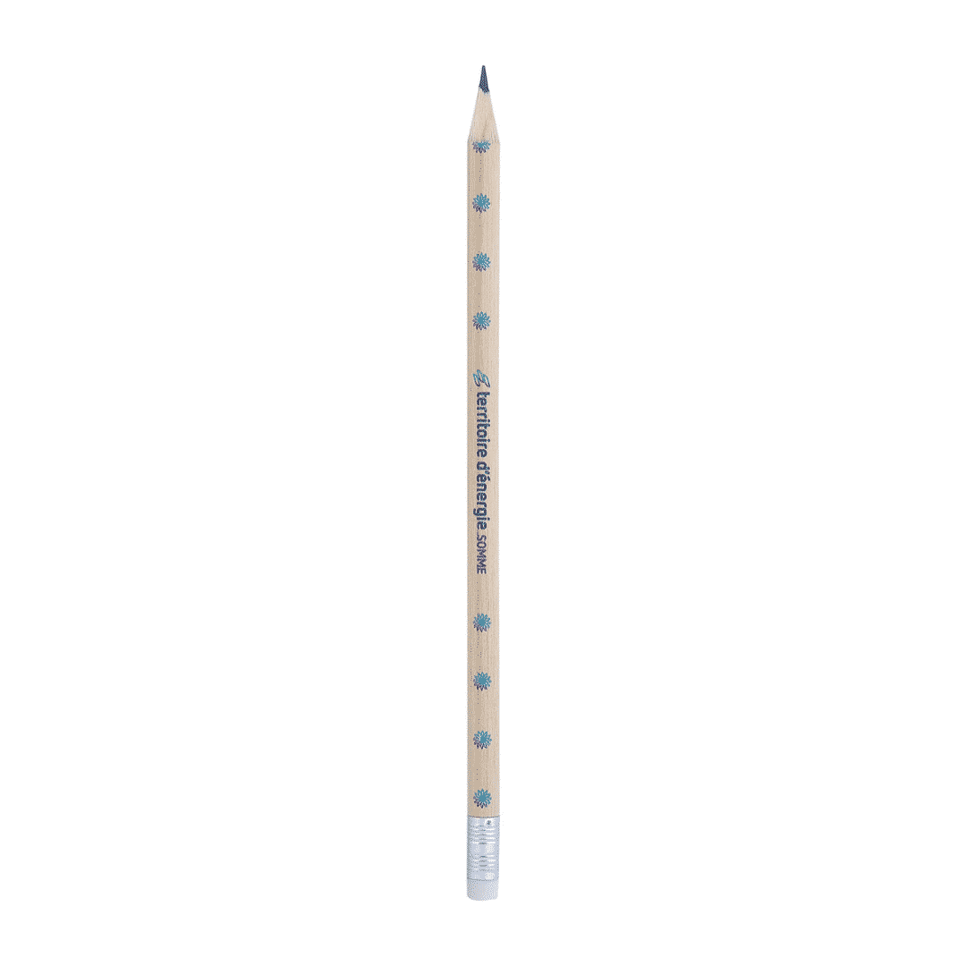 crayon à papier en bois français, personnalisable et 100% fabriqué en France