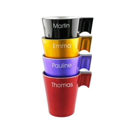 Mug en verre trempé de 220 ml personnalisable – vue 2