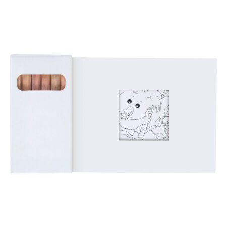 Lot de crayons avec dessins et étui personnalisable