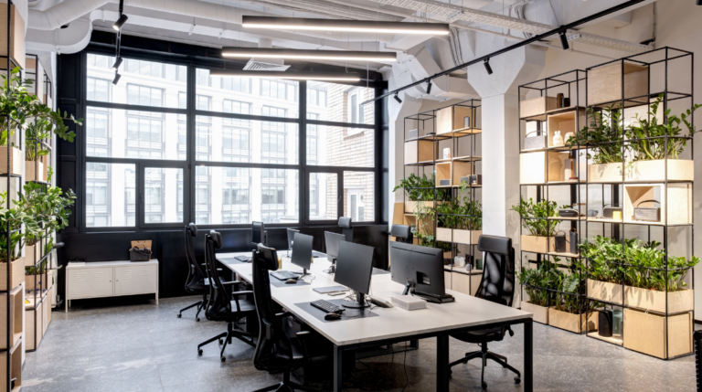 Aménagement d'un bureau avec mobilier plus éco-responsable