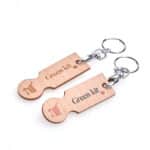 Jeton de caddie languette personnalisable fabriqué en France