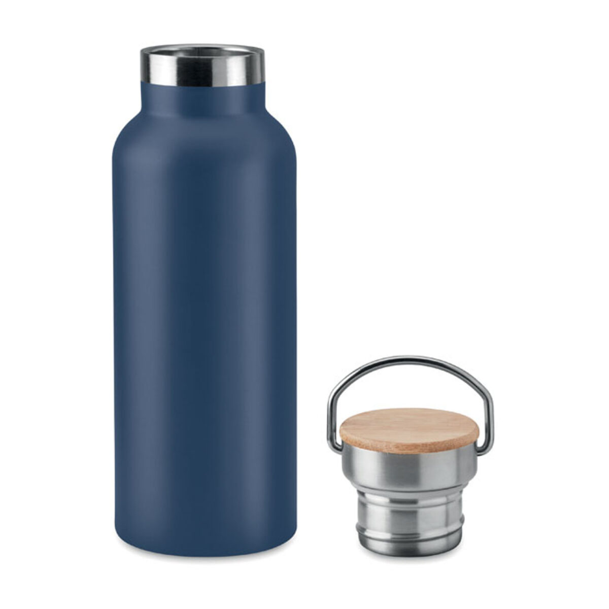 Gourde Isotherme en Acier Inoxydable avec Poignée 500ml Gourde en acier inoxydable. Contenance : 500 ml. Dimensions : 7 x 21 cm. Poids : 273 g. Personnalisation : sérigraphie circulaire (1 couleur), gravure laser, impression numérique 360° (quadri), gravure laser 360°. Zones de marquage : 120 x 200 mm, 80 x 40 mm, 142 x 229 mm. Couleur : Noir, Bleu, Rouge, Blanc, Vert, Orange, Bleu clair, Gris. Origine : Hors-Europe.
