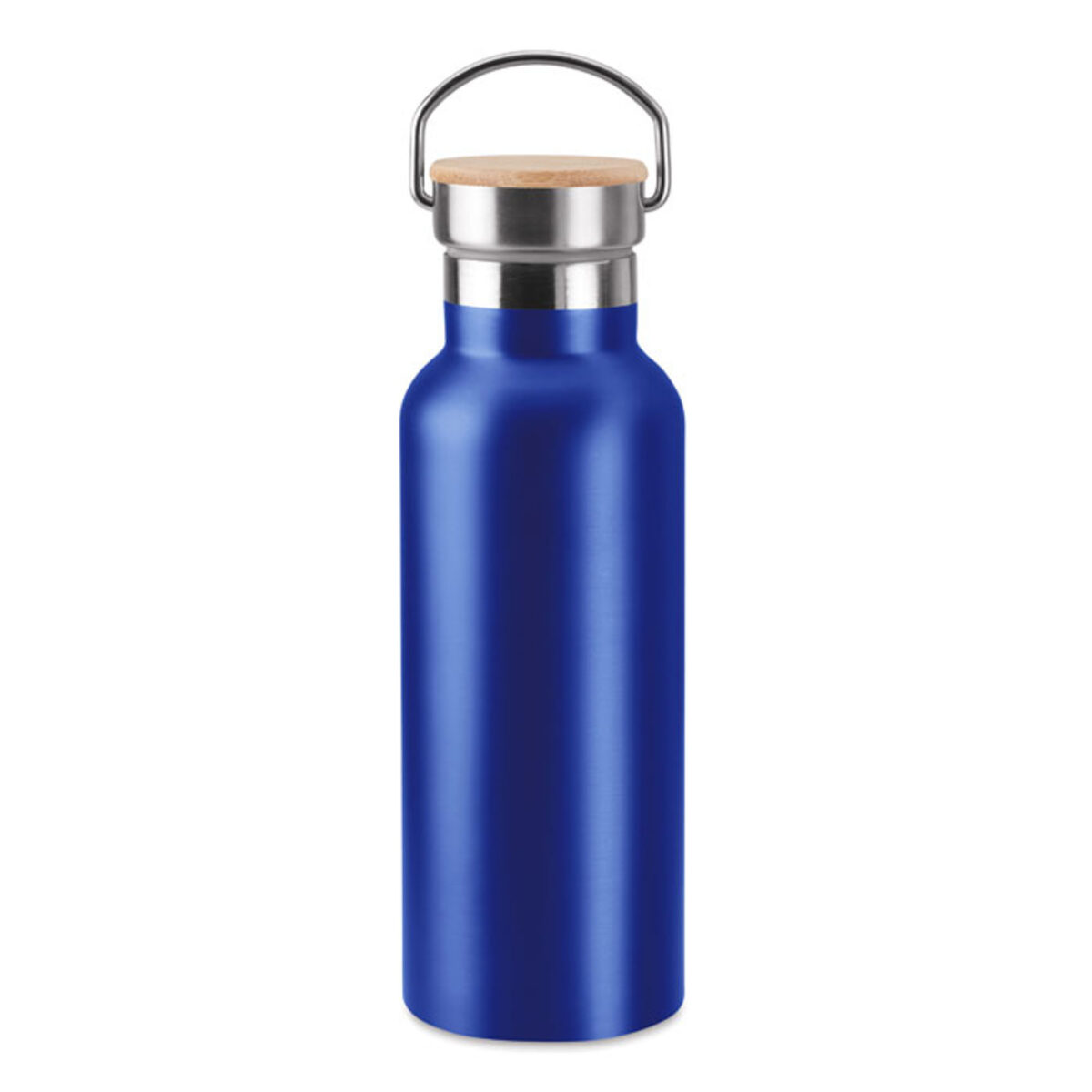 Gourde Isotherme en Acier Inoxydable avec Poignée 500ml Gourde en acier inoxydable. Contenance : 500 ml. Dimensions : 7 x 21 cm. Poids : 273 g. Personnalisation : sérigraphie circulaire (1 couleur), gravure laser, impression numérique 360° (quadri), gravure laser 360°. Zones de marquage : 120 x 200 mm, 80 x 40 mm, 142 x 229 mm. Couleur : Noir, Bleu, Rouge, Blanc, Vert, Orange, Bleu clair, Gris. Origine : Hors-Europe.