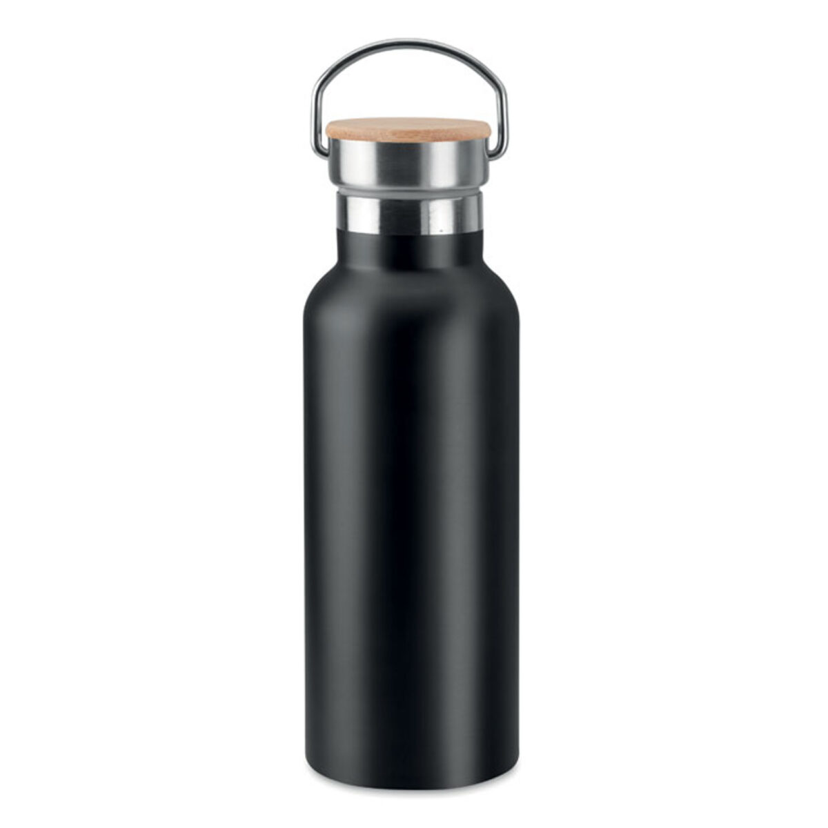 Gourde Isotherme en Acier Inoxydable avec Poignée 500ml Gourde en acier inoxydable. Contenance : 500 ml. Dimensions : 7 x 21 cm. Poids : 273 g. Personnalisation : sérigraphie circulaire (1 couleur), gravure laser, impression numérique 360° (quadri), gravure laser 360°. Zones de marquage : 120 x 200 mm, 80 x 40 mm, 142 x 229 mm. Couleur : Noir, Bleu, Rouge, Blanc, Vert, Orange, Bleu clair, Gris. Origine : Hors-Europe.