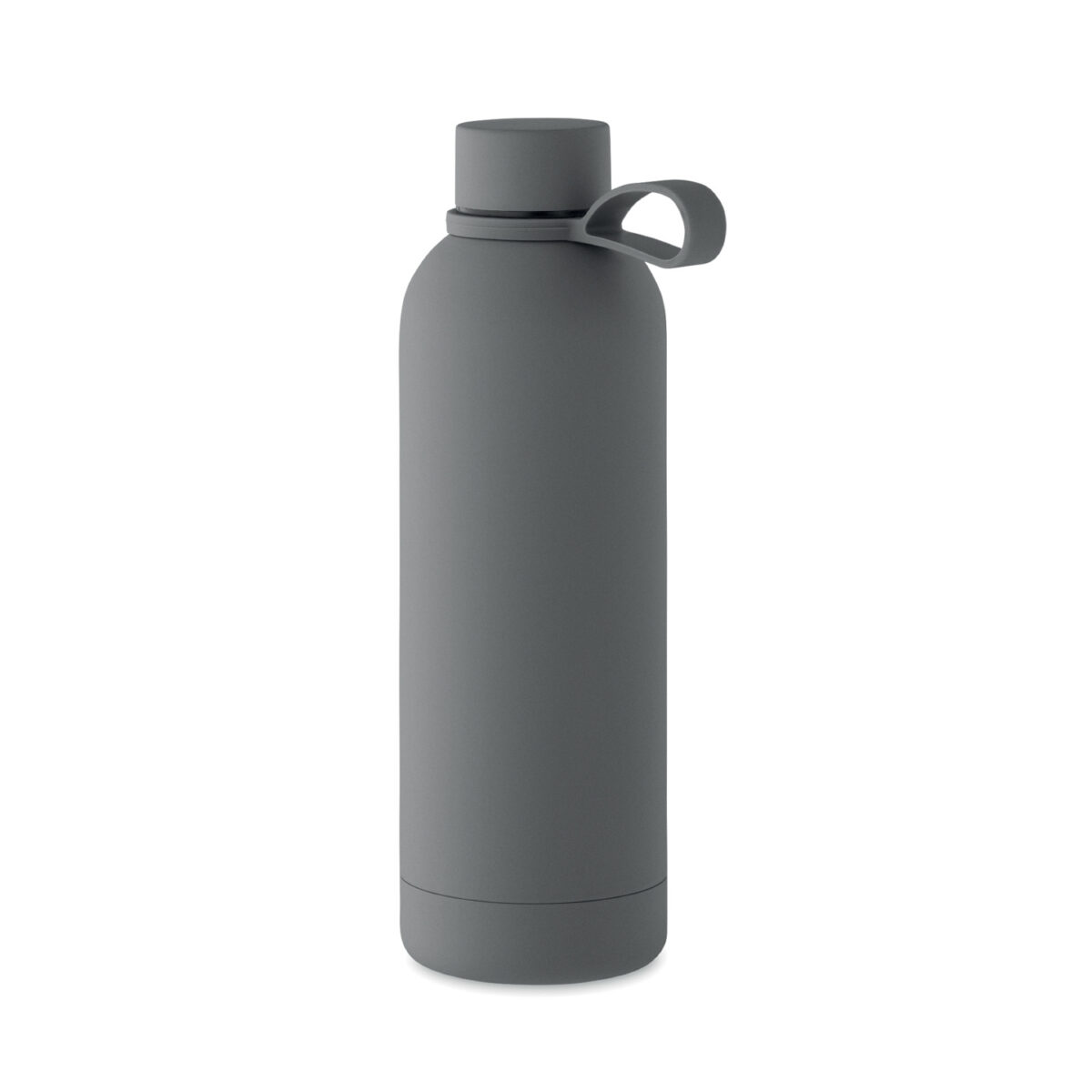 Gourde Isotherme en Acier Inoxydable avec Poignée en Silicone - 600ml <strong data-start="226" data-end="248">Gourde inox 500 ml</strong> à double paroi, fabriquée en 90 % d’acier inoxydable recyclé, 10 % acier inoxydable, silicone et caoutchouc. Contenance de 500 ml, dimensions 7 x 22,5 cm, poids 0,335 kg. Techniques de personnalisation : gravure laser 360° (232 x 135 mm), sérigraphie circulaire 1 couleur (180 x 90 mm), gravure laser standard (30 x 60 mm), impression numérique 360° (232 x 135 mm). Marquage sur toute la surface ou zone réduite. Lavable au lave-vaisselle.
