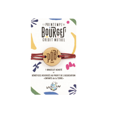 Bracelet Imagine en bois personnalisable et français