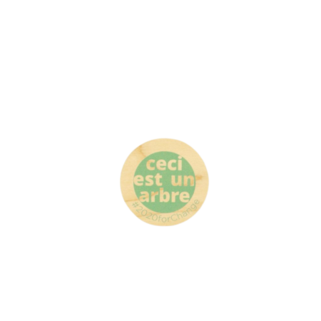 Sticker en bois personnalisable