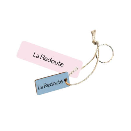 Porte-clés rectangle en bois personnalisable