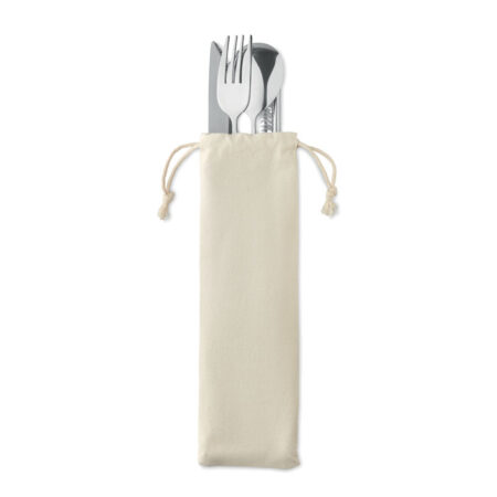Couverts nomades en inox et bois personnalisables – vue 2