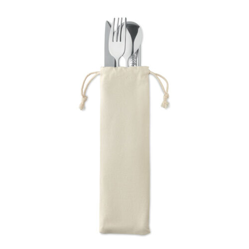Couverts nomades en inox et bois personnalisables – vue 2
