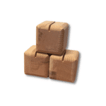cube en bois pyramide