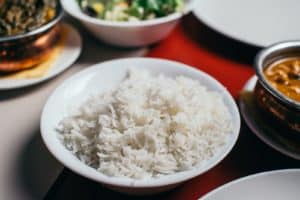 assiette de riz