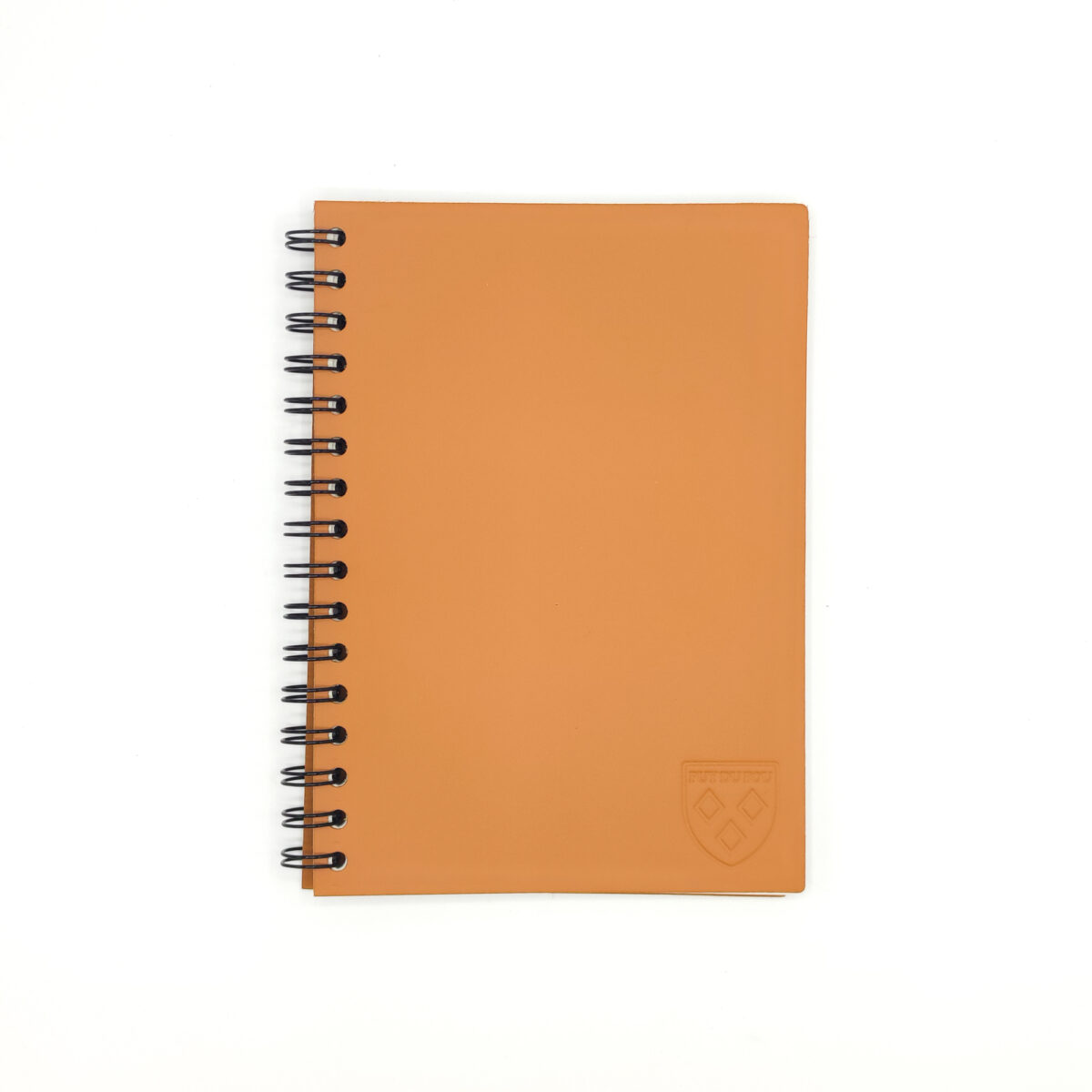 Carnet à spirales en cuir recyclé fabrication française
