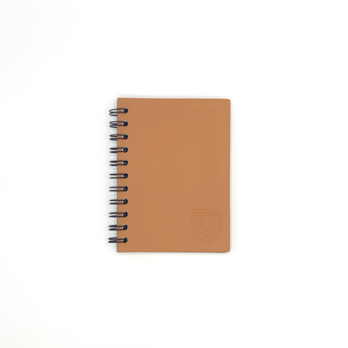 Carnet à spirales en cuir recyclé fabrication française