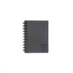 Carnet à spirales en cuir recyclé fabrication française