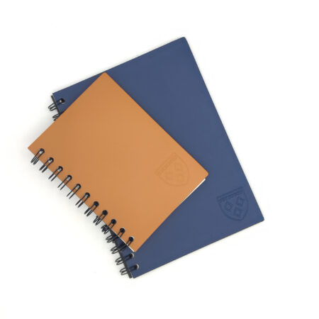 Carnet spirale avec couverture en cuir recyclé personnalisable
