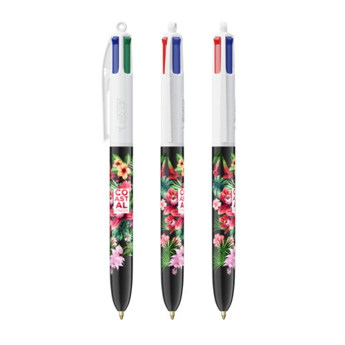 Stylo BIC 4 couleurs personnalisé pour vos cadeaux d'entreprise