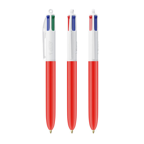 Stylo BIC 4 couleurs personnalisé pour vos cadeaux d'entreprise – vue 5