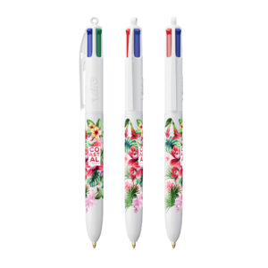 Stylo BIC 4 couleurs personnalisé pour vos cadeaux d'entreprise – vue 2