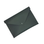 Porte documents en cuir recyclé, fabrication française
