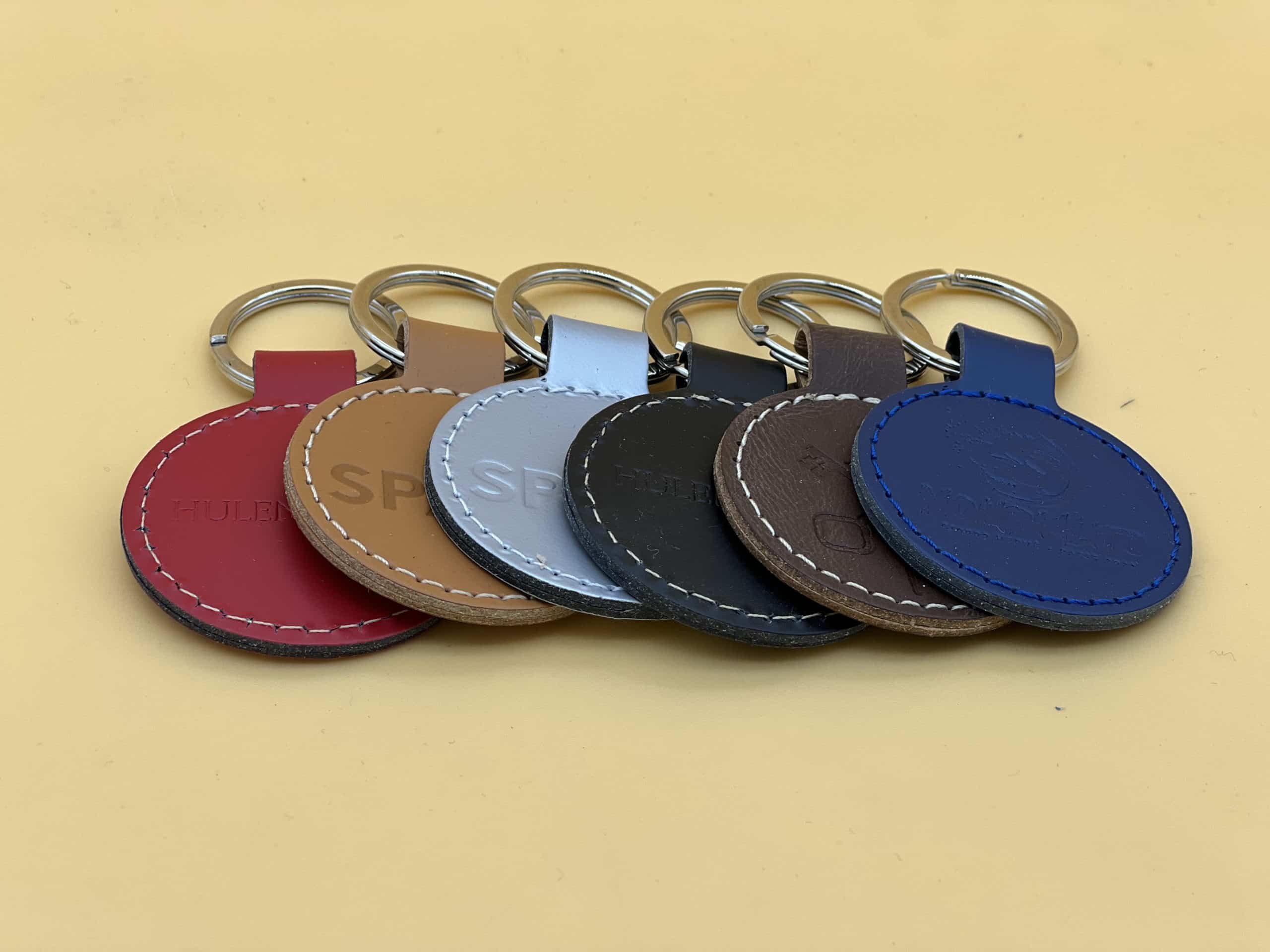porte clé personnalisable fabriqué en France à partir de cuir recyclé