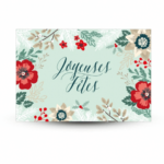 carte de voeux recyclé a6