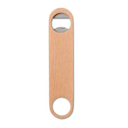 Grand décapsuleur en bois personnalisable – vue 2