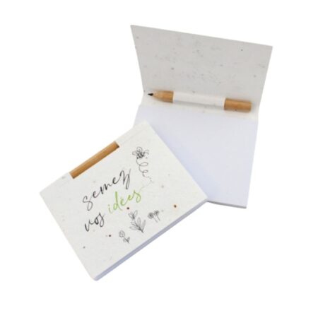 Bloc-Notes à Graines avec Mini Crayon