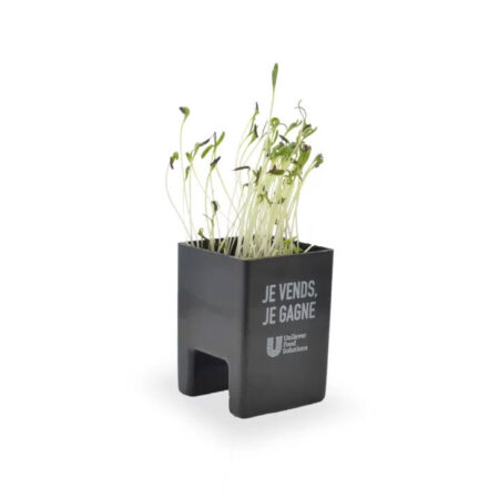 Le pot ordi kit graines avec fourreau personnalisé