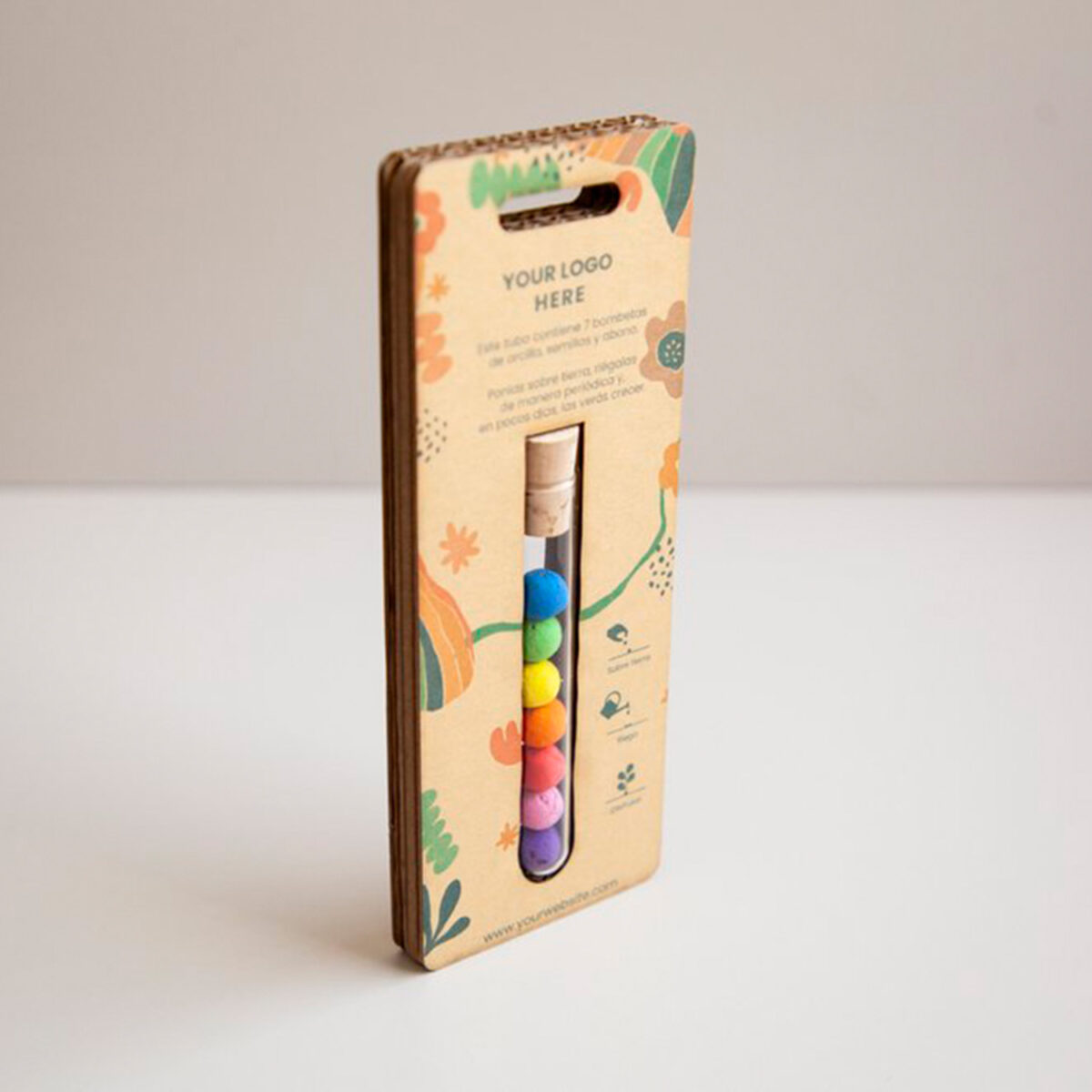<span id="p17">Cette fiole de 7 bombes à graines est le <strong><span id="19">goodies</span> parfait</strong> pour initier vos collaborateurs au jardinage.</span><span id="p22"> Nos bombes à graine sont disponibles <strong>en différentes couleurs et différentes variétés,</strong> vous trouverez forcément votre bonheur.</span>