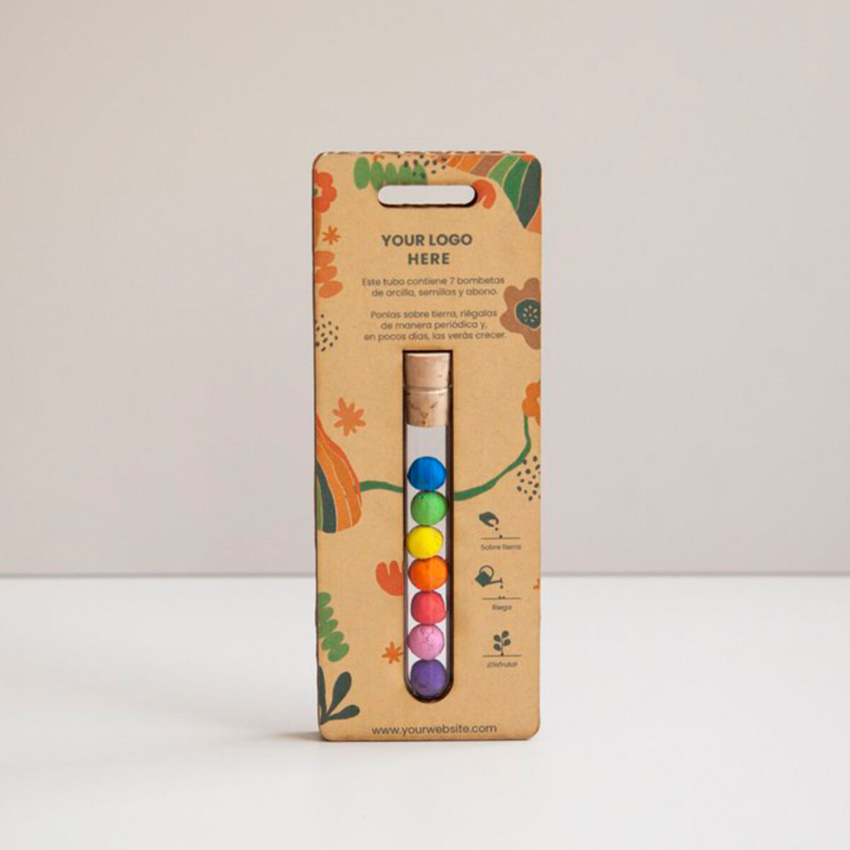 <span id="p17">Cette fiole de 7 bombes à graines est le <strong><span id="19">goodies</span> parfait</strong> pour initier vos collaborateurs au jardinage.</span><span id="p22"> Nos bombes à graine sont disponibles <strong>en différentes couleurs et différentes variétés,</strong> vous trouverez forcément votre bonheur.</span>